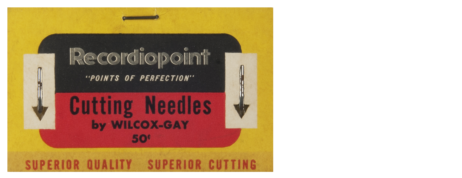 cutting needles row 1